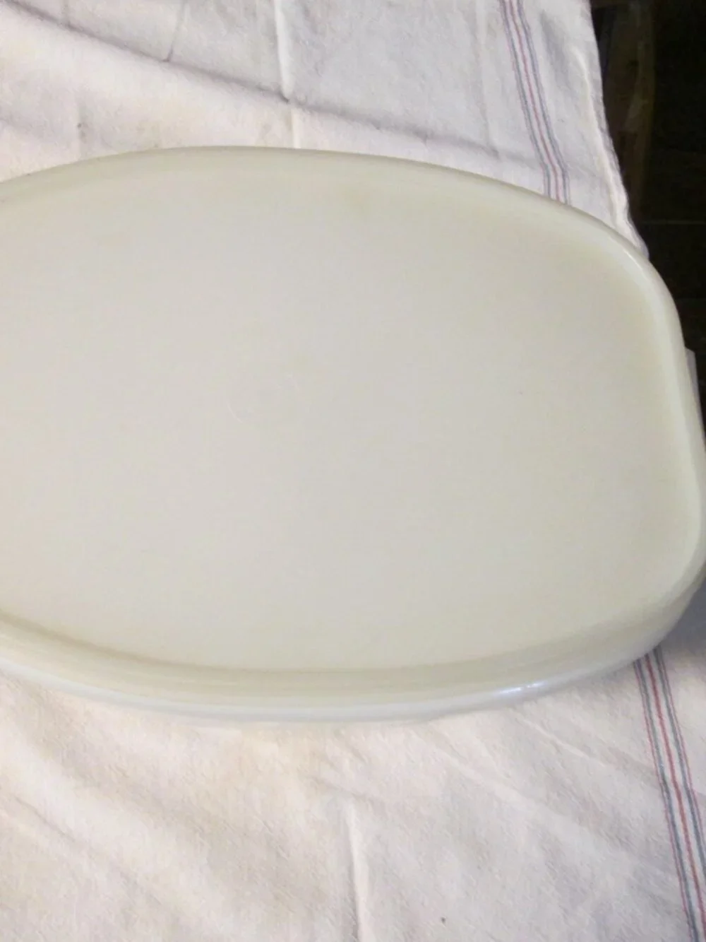Vtg 3 pc Tupperware ham turkey chicken saver with rack